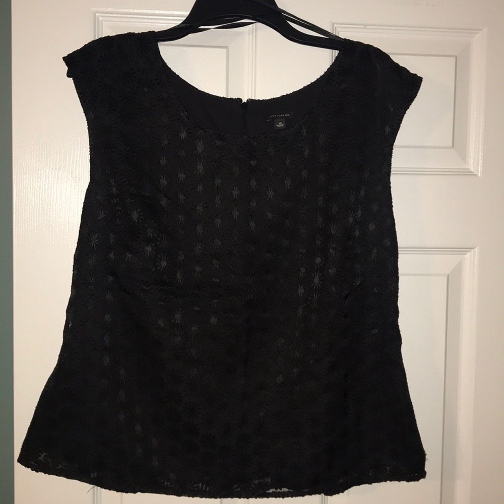 Black blouse from Anne Taylor